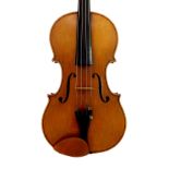 Good English viola by and labelled William H. Luff, Maker London 1970, the one piece back of faint