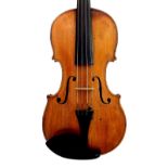 French violin of the Louis Guersan School labelled Ludovicus Guersan Prope Comoedian Gallicam