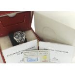 Omega Speedmaster automatic chronograph stainless steel gentleman's bracelet watch, ref. 1562.30,