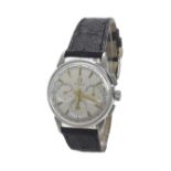 Omega chronograph stainless steel gentleman's wristwatch, ref. 2277-2, movement serial no. 19584612,