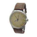 Omega stainless steel gentleman's wristwatch, case ref. 10374317, movement serial no. 9632931, circa