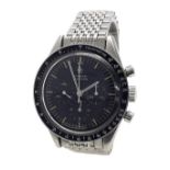 Fine and rare Omega Speedmaster 'Ed White' Pre-Moon chronograph stainless steel gentleman's