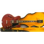 1968 Gibson ES335TDC twelve string hollow body electric guitar, made in USA, ser. no: 8xxxx3, cherry