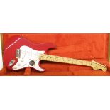 1998 Fender Eric Clapton Stratocaster electric guitar, made in USA, ser. no. FN8xxxxx4, Torino red