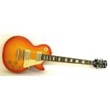 Epiphone Les Paul Ultra-III electric guitar, made in China, cherry sunburst finish, electrics in