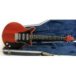 Burns Brian May Red Special electric guitar, made in Korea, ser. no. BHN0xx8, finish with minor