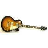 Epiphone Les Paul Ultra-III electric guitar, made in China, sunburst finish, electrics in working