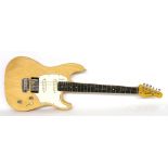 Godin Session electric guitar, made in Canada, ser. no. 11xxxxx6, natural finish, electrics in