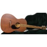 2012 Martin 000-15SM acoustic guitar, made in USA, ser. no. 15xxx22, with mahogany body, hard