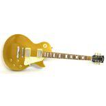 Tokai Love Rock gold top electric guitar, made in Korea, finish with some light wear, electrics in