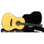 1998 Jean Larrivee LS-05 acoustic guitar, made in Canada, ser. no. 1xxx9, with mahogany back and