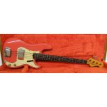 1963 Fender Precision Bass guitar, made in USA, ser. no. L1xxx5, neck date stamp July '63, 'Fender