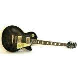 Epiphone Les Paul Ultra-III electric guitar, made in China, green burst flame finish, electrics in