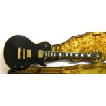 1978 Gibson Les Paul Custom electric guitar, made in USA, ser. no. 7xxx8xx3, black finish with