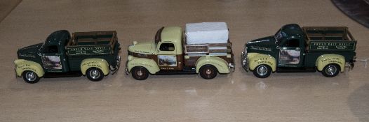 Thomas Kinkade Diecast Metal Trucks ( 3