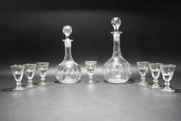 A 19th Century English Set of Seven Liqu