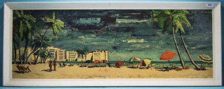Framed Print Beach Scene