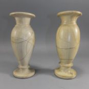 Pair of Marble Candle Holders 8 inches i