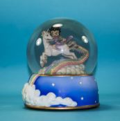 Betty Boop - Wind up Hand Painted Musical Water Globe - Plays The Tune Beautiful Dreamer. 7.