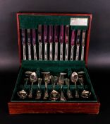 Cased Canteen Of Butler Of Sheffield Cutlery,