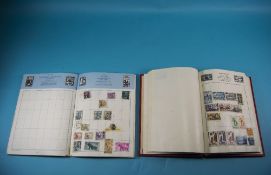The Trustee Stamp Album And Cardinal Stamp Album Containing A Selection Of Stock Stamps From Around