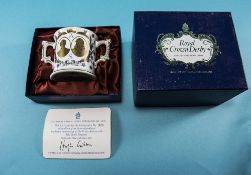 Royal Crown Derby 'Prince Andrew and Sarah Ferguson Wedding' Loving Cup Limited Edition number