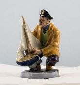 Royal Doulton Figure ' Sailors Holiday ' HN2442. Designer M. Nicol. Issued 1972 - 1979, Height 6.