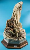 Large Capodimonte Italian Porcelain Sculpture Limited Edition Numbered 107,