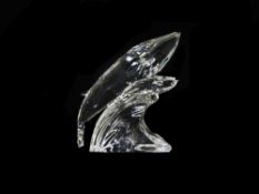 Swarovski Crystal S.C.S. Annual Edition 1992 Figure ' Whales - Mother and Child ' - Care For Me.