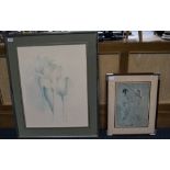 Two Modern Decorative Framed Prints