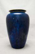 Bourne Denby Danesby Ware 'Electric Blue' Art Vase In Lustre Blue Drip Glaze. Script Mark to Base.