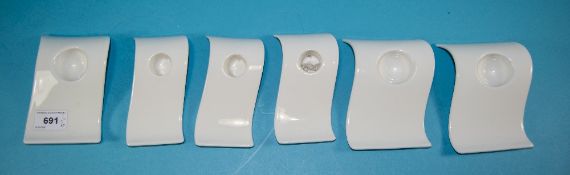 Villeroy and Boch New Wave 6 Assorted Candle Holders