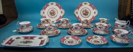 Royal Albert Bone China 31 Piece Impressive Part Tea and Coffee Service. c.