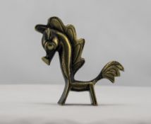 Mid 20thC Austrian Bronze Animal Figure, Unmarked Attributed To Hagenauer, Walter Bosse,
