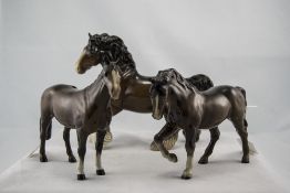 Beswick Horse Figures ( 3 ) In Total. 1/