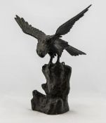 Oriental Bronze Figure. Depicting A Bird