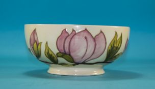 W. Moorcroft Monogrammed Footed Bowl ' P