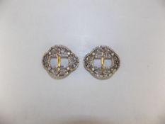 Georgian Pair of Shoe Buckles, probably