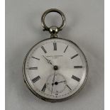 Swedish - Key wind Open Faced Silver Pocket Watch c.1920's.