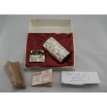 Ronson Boxed Set, Lighter And Cigarette Case,