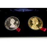 UK 2002 - Tower Mint Gold Jubilee Medallion Set.