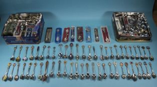Collection of Souvenir Spoons 59 UK and 89 World.