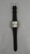 A Gents Reflex 1960's/1970's Wristwatch In Case with Brand New Quality Leather Strap and New