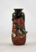 Japanese 19th Century Sumida Gawa - Signed Enamel and Pottery Vase. c.1875-1900.