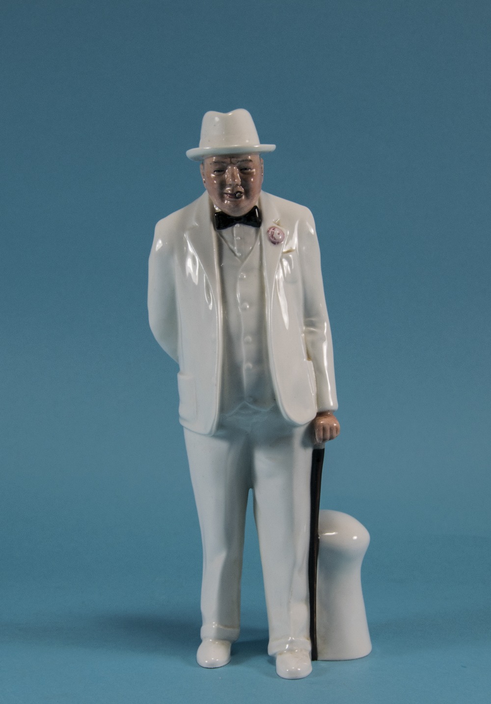 Royal Doulton Figure ' Sir Winston Churchill ' HN.3057. Designer A. Hughes. Height 10.