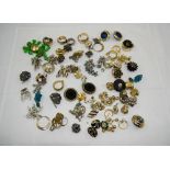 Bag of Costume Earrings,