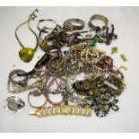 Miscellaneous Lot of Costume Jewellery including watches