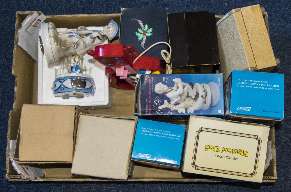 Collection of Mainly Boxed Musical Toys including figures,