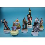Collection of Musical Toys comprising Musical Chimney Sweep, Photographer,
