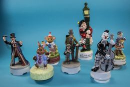 Collection of Musical Toys comprising Musical Chimney Sweep, Photographer,